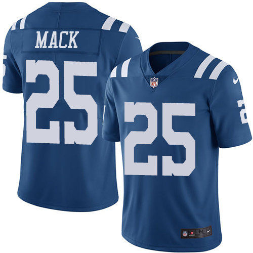 Indianapolis Colts #25 Limited Marlon Mack Royal Blue Nike NFL Youth Rush Vapor Untouchable Jersey